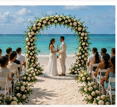 Romantic travel vibe